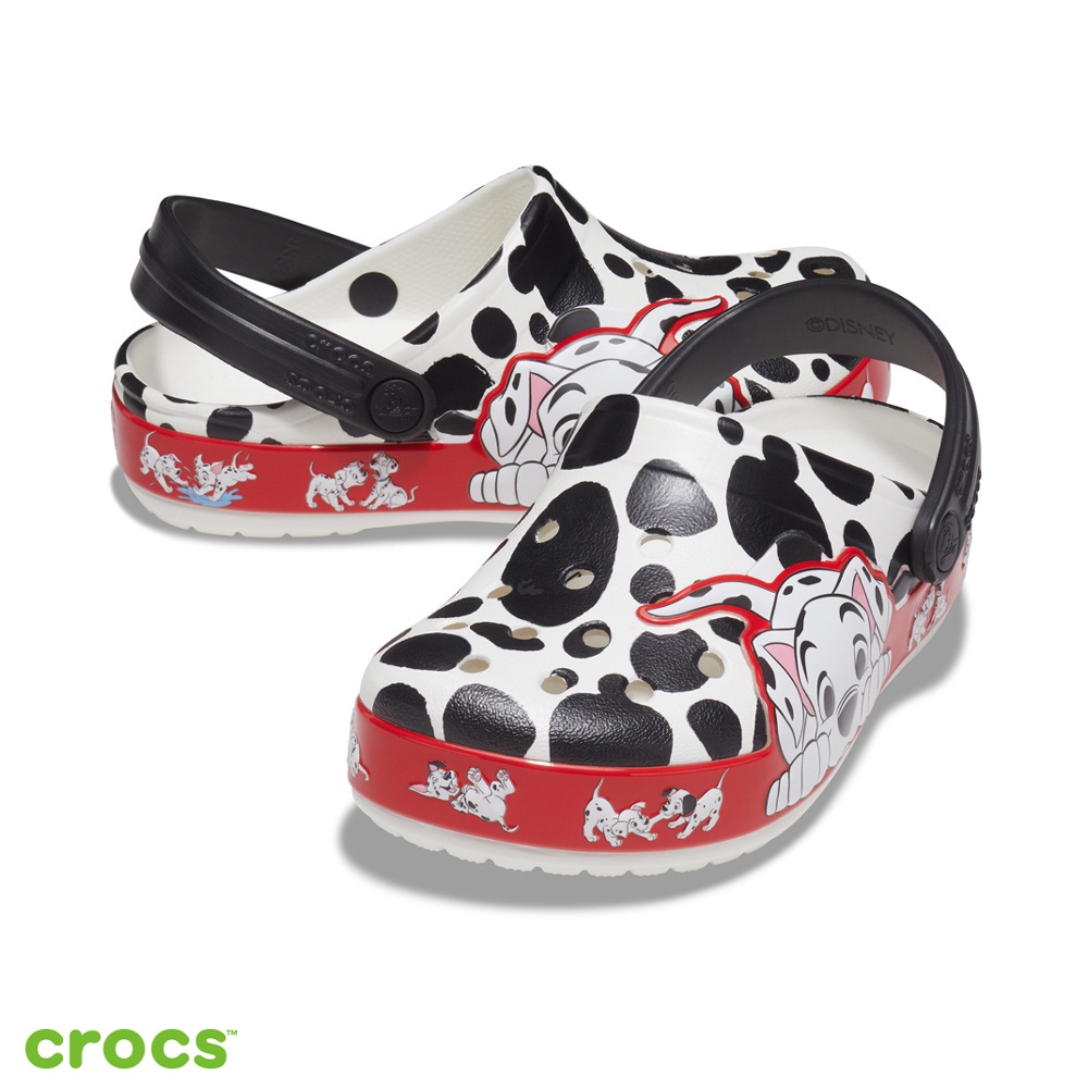 Crocs Kid's FL 101 Dalmatians Clog - White 207193-100