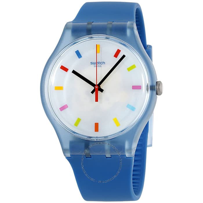 Swatch Analog Jam Tangan Karet Unisex SUON125 COLOR SQUARE Original