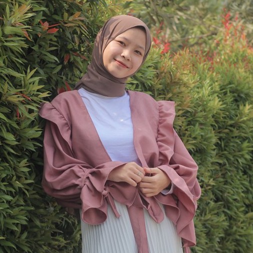 Osaka Outer - Baju Kondangan/Pesta Kekinian Warna Lilac - TERMURAH/Bisa COD