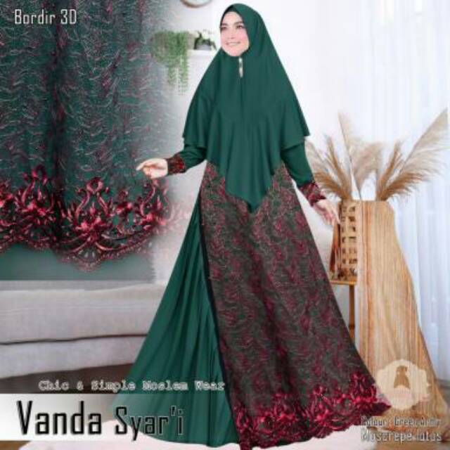 Vanda syari gamis brukat