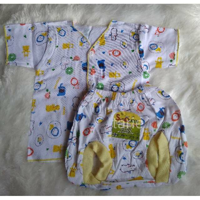 3 setelan pendek baju bayi SNI