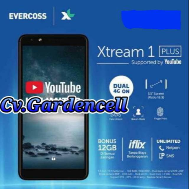 EVERCOSS U6 XTREME 1 PLUS GARANSI RESMI