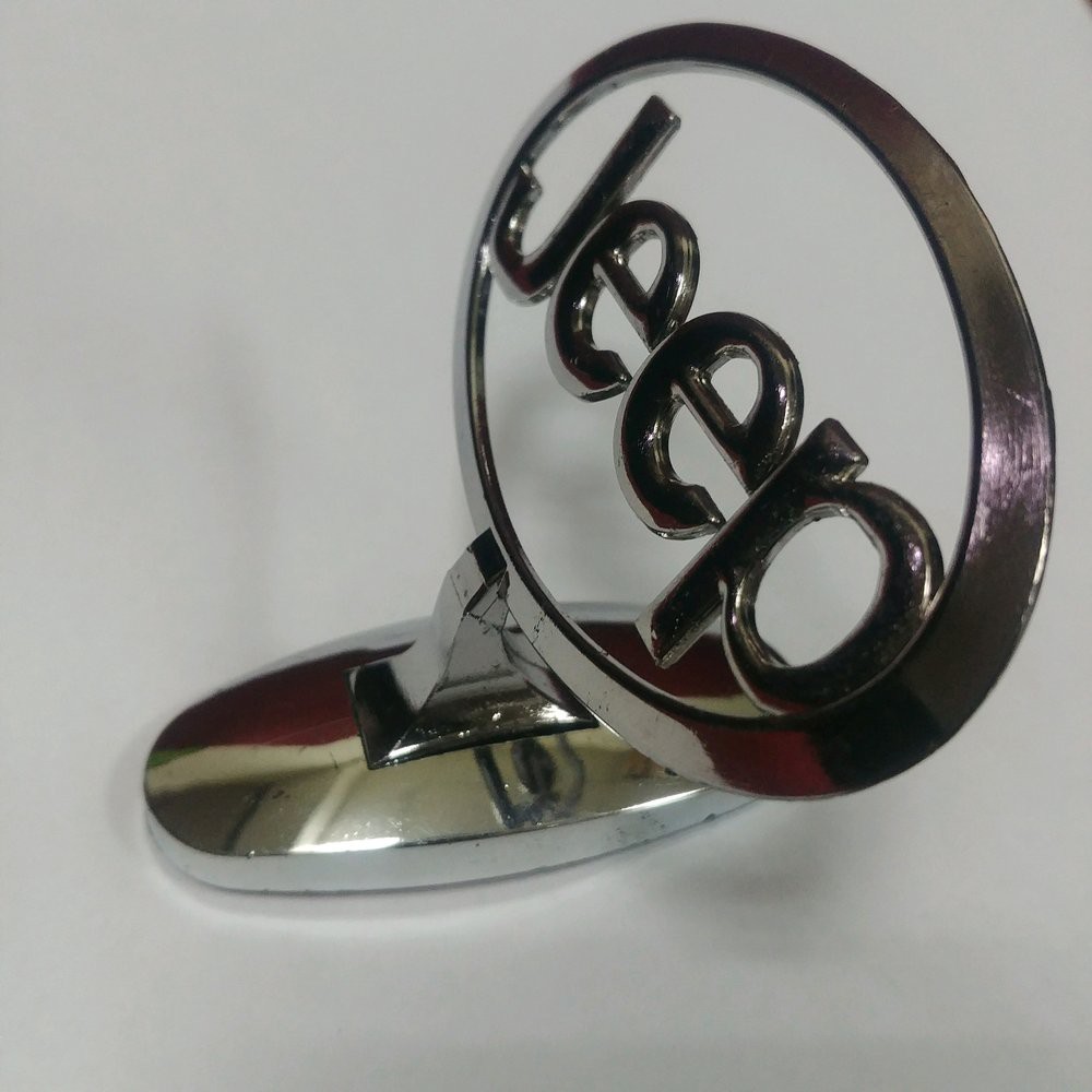 Logo emblem lambang mobil ferosa jimny jeep depan kap mesin UNIVERSAL BESI CHROME