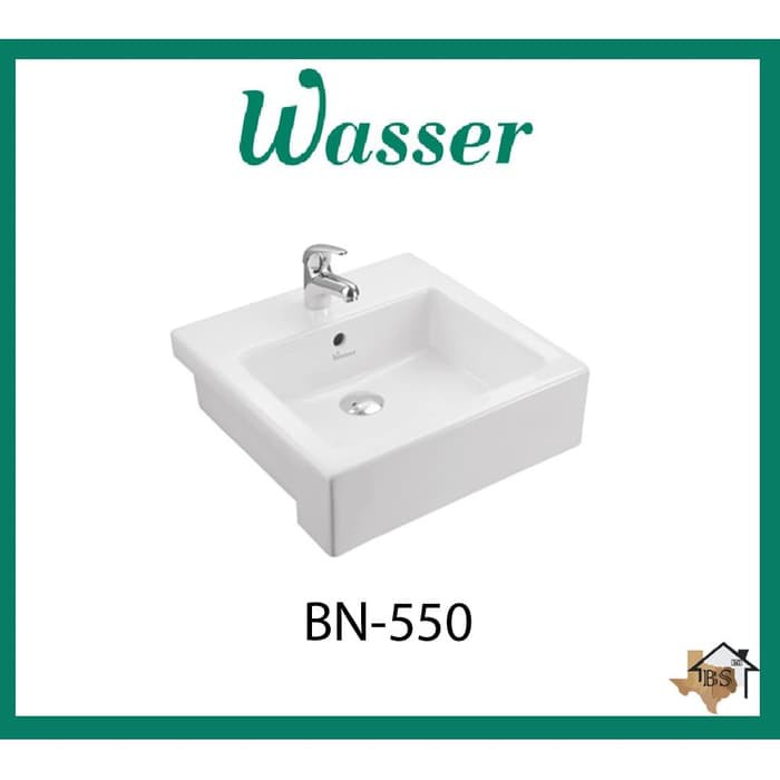 WASTAFEL WASHTAFEL WASSER/ SEMI RECESSED BASIN WASSER BN 550