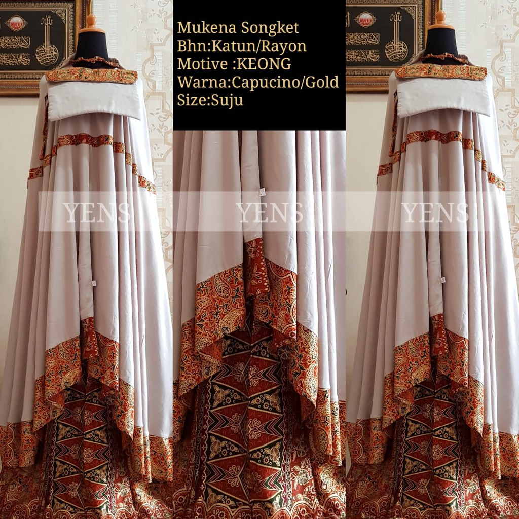 Mukena Bali songket candy dan keong