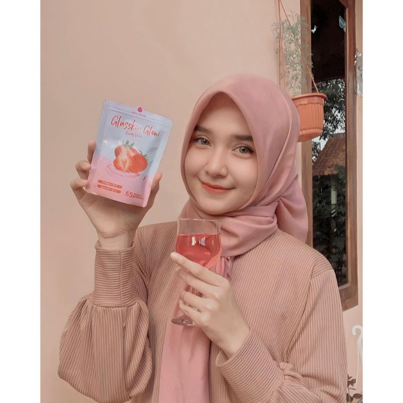 DINZ BEAUTY COLLAGEN DRINK GLASSKIN GLOW BEAUTY DRINK/MINUMAN PENCERAH