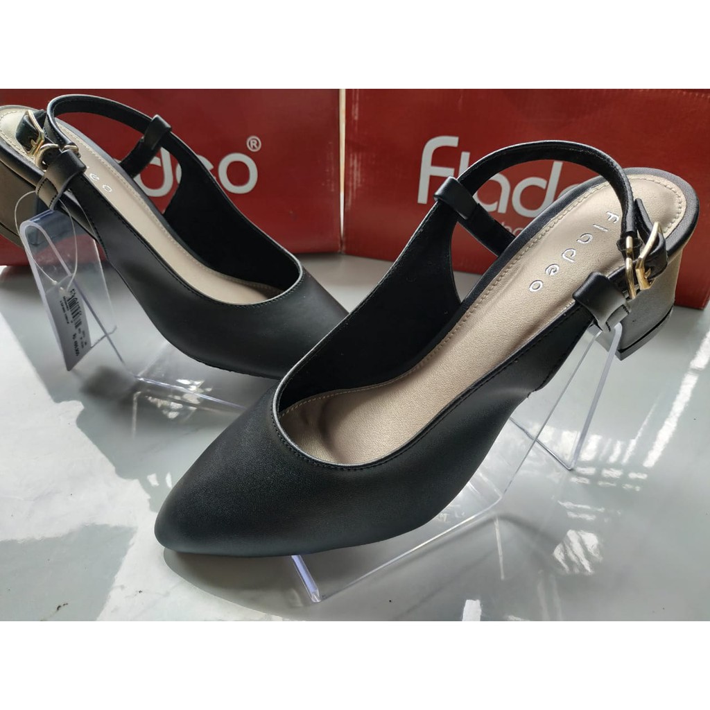 Sandal tali LSF402-1 Black dan Moca Fladeo