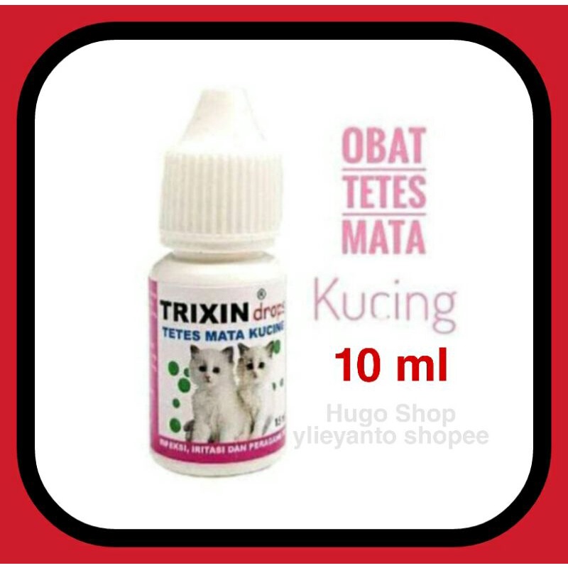 Trixin Drop 10 ml / trixin cat / obat tetes mata kucing kitten hidung infeksi radang