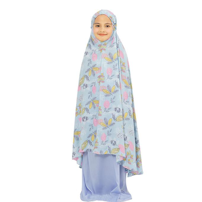 Barang Berkualitas Mukena Tasbiya - Mukena Kids Drawing Blue BARANG BAGUS