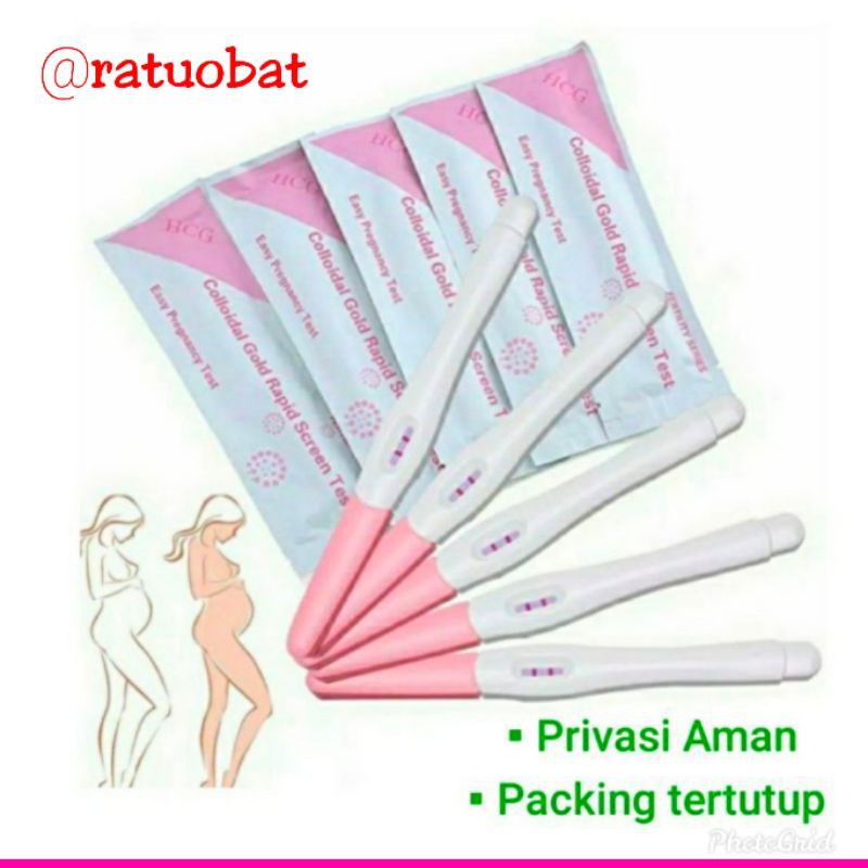 Tespek Testpack Privasi aman Tespek Testpack Collodial HCG tes kehamilan compact screen test