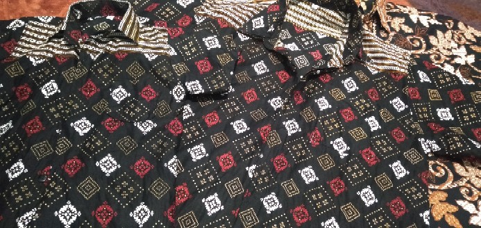 Bswart Batik Hrb026 Kenongo Hem Pendek Padi Pekalongan M L Xl