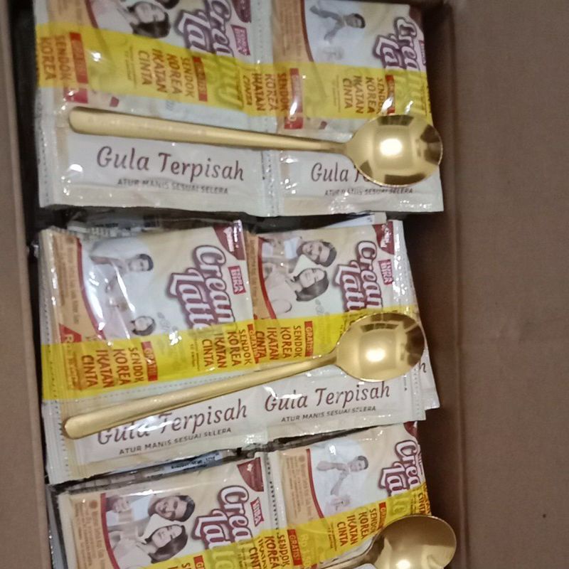 torabika creamy latte 1 renceng free sendok ikatan cinta