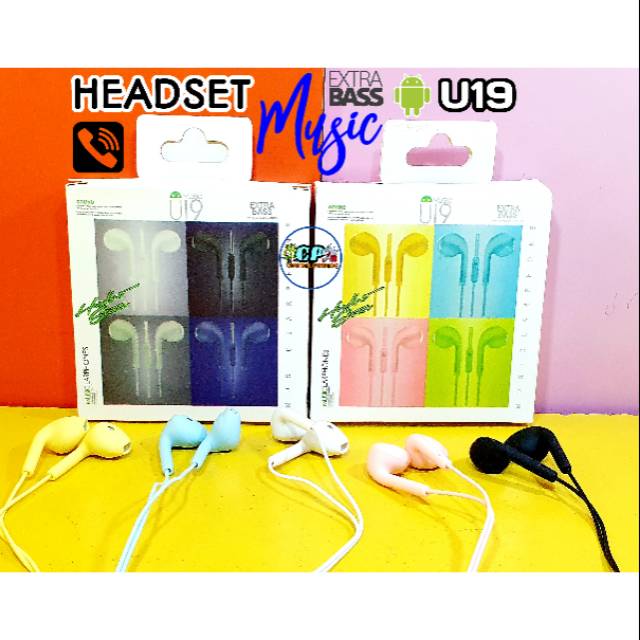 Headset Music U19 Extra Bass