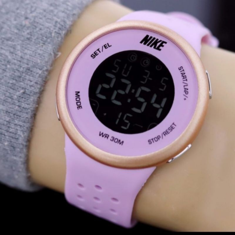 Jam tangan wanita NIKE cewek dual tone digit rubber