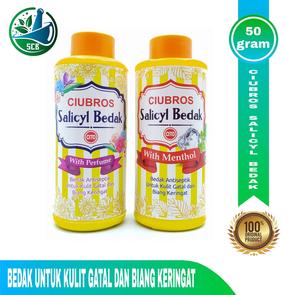 Bedak Salicyl Menthol/Parfum 50gram