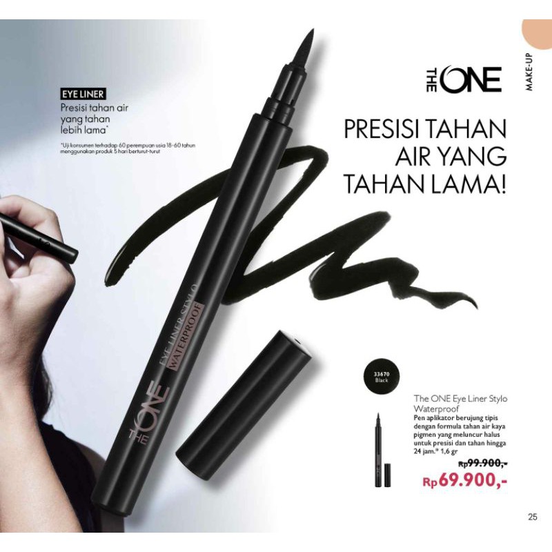 the one eye liner style waterproof / eyeliner oriflame