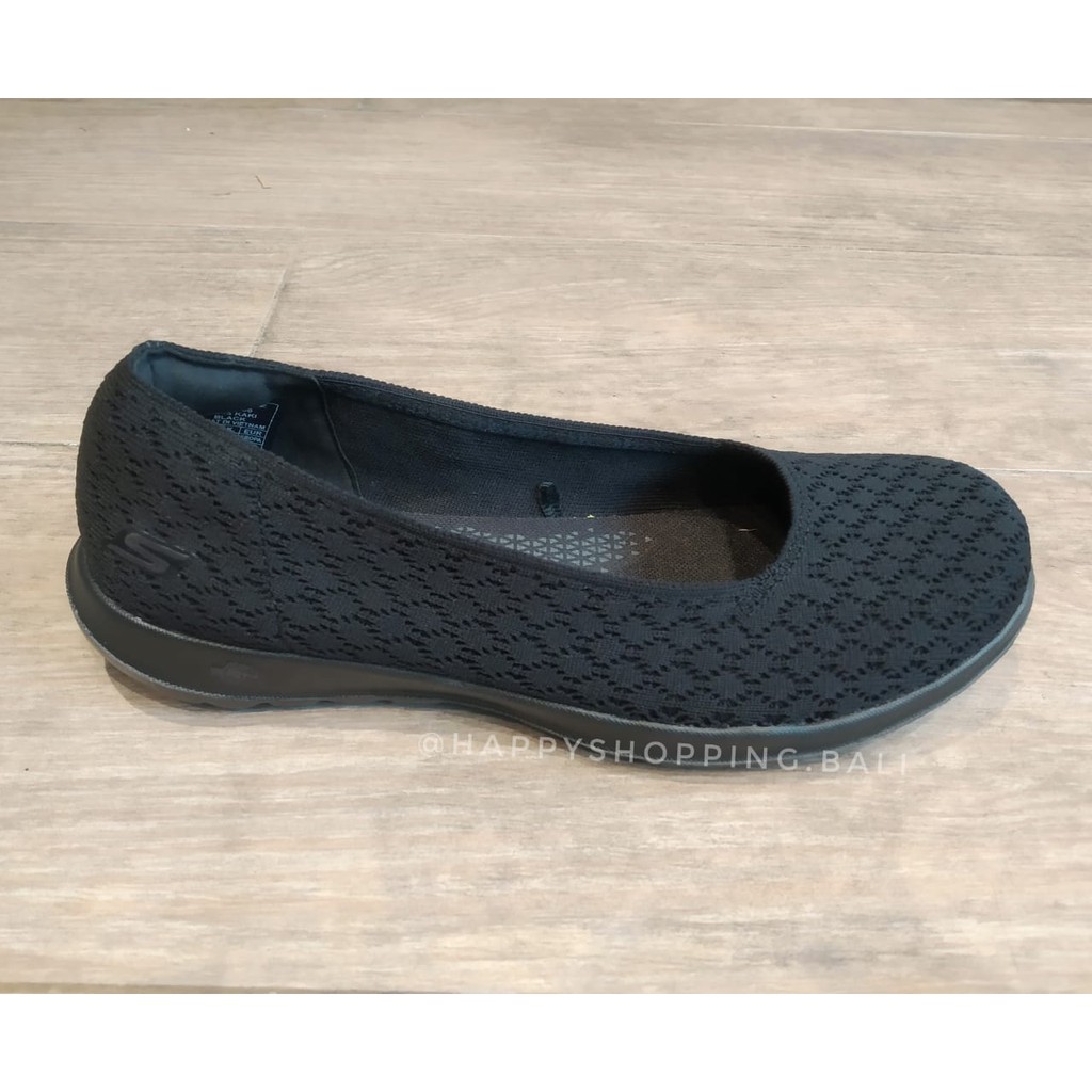 skechers go walk lite gem black