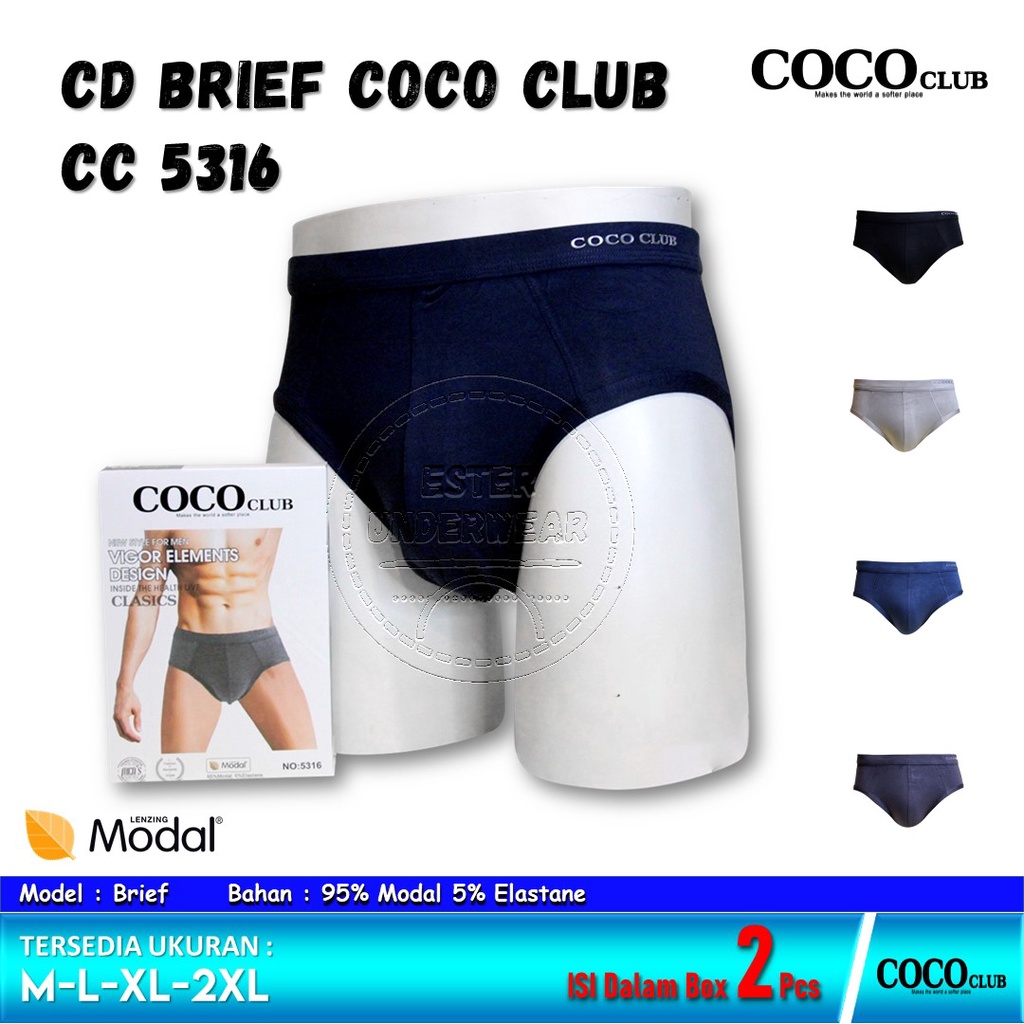 Celana Dalam Pria COCO CC5316 ISI-2 Pcs/Pack