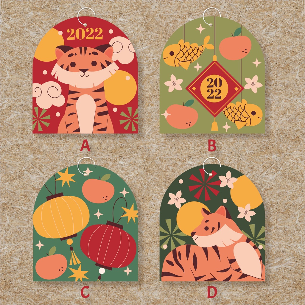 

Hang Tag / Gift Tag / Kartu Hampers Imlek Chinese New Year Unik