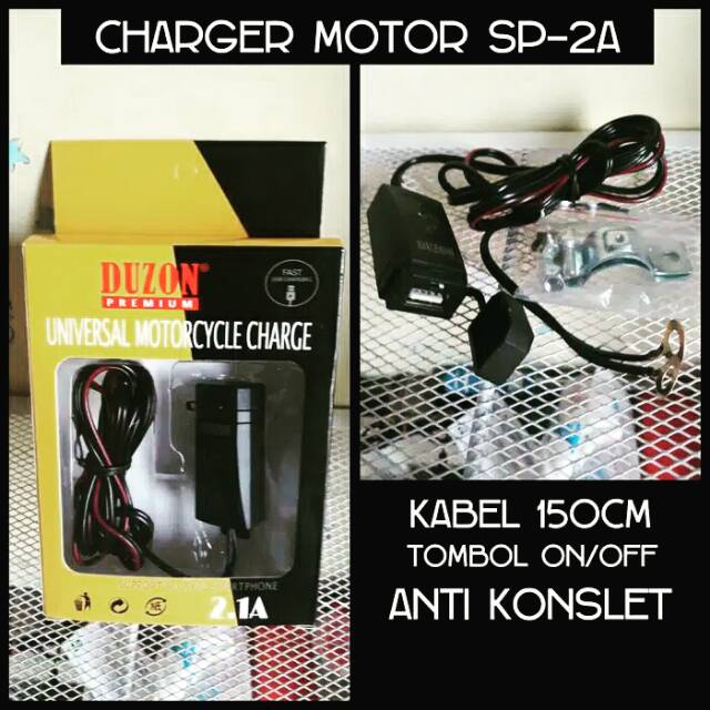 CHARGER MOTOR 2A MURAH