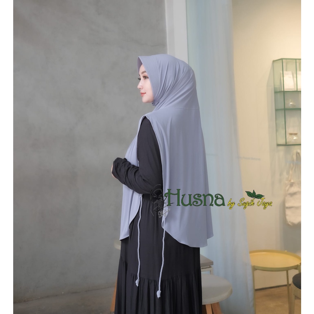 Terbaru Husna Hijab Sport khadijah Cardi Ropel Jersey Premium Zara