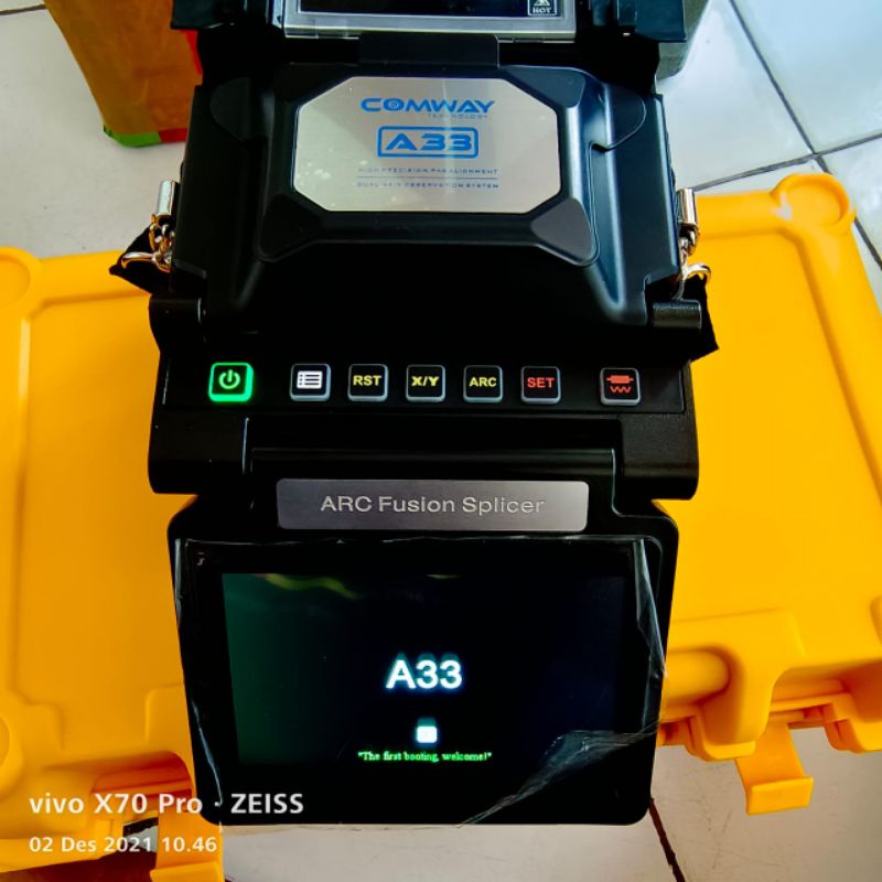 fusion splicer comway a33/alat sambung fiber optic