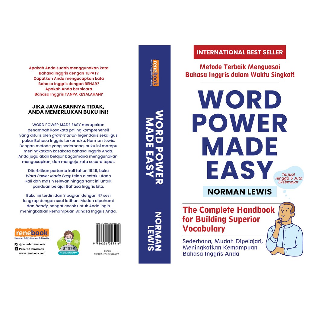 WORD POWER MADE EASY (METODE TERBAIK MENGUASAI BAHASA INGGRIS DALAM WAKTU SINGKAT) KARYA NORMAN LEWIS