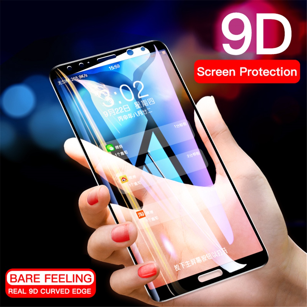 3pcs Pelindung Layar Tempered Glass 9D Cover Samsung Galaxy A30 A40 A51 A71 A31 A12 A20 S21 S22 Plus S10E S21FE A52 A72 4G 5G S10 Lite Note 20