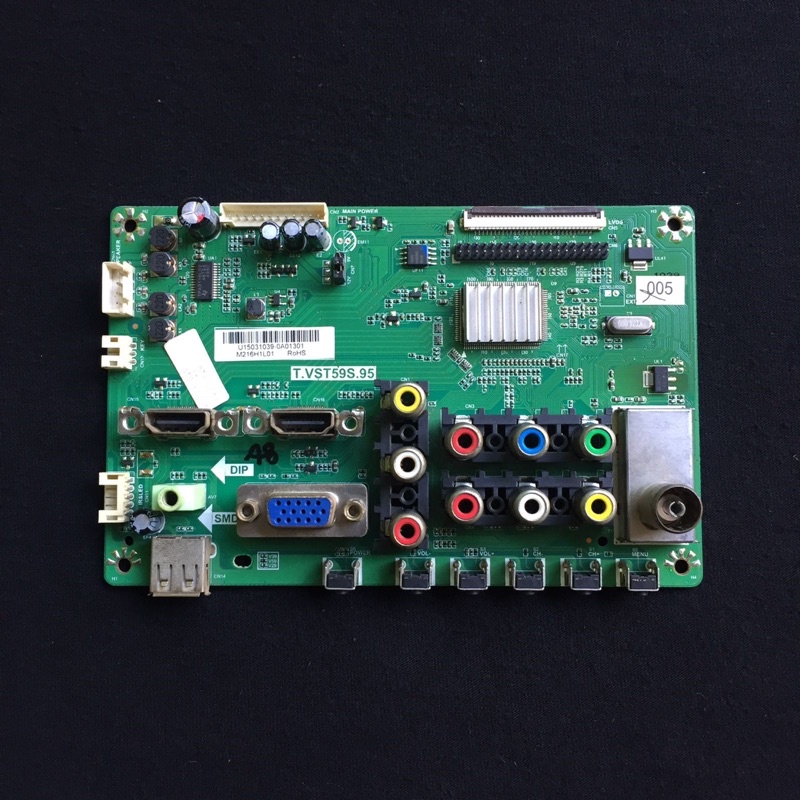 MB - MAINBOARD - MESIN TV POLYTRON PLD 24D820 - 24 D 820 - 24 D - 24D - 24