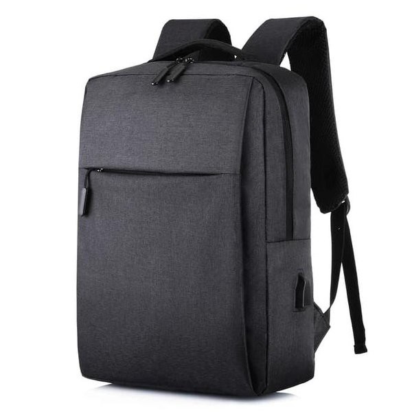 Tas Laptop Punggung Backpack Ransel Waterproof USB Port 14 - 15.6 inch