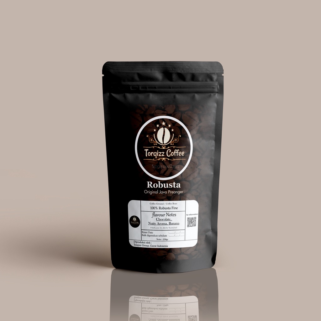 

Kopi Robusta 250gr | Torqizz Coffee | Kopi Asli | Roastbean | Kopi Bubuk