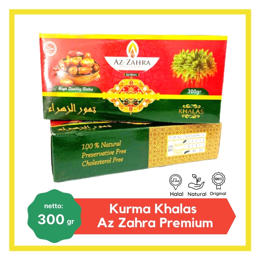 

KURMA KHALAS PREMIUM AZ ZAHRA 300 GRAM