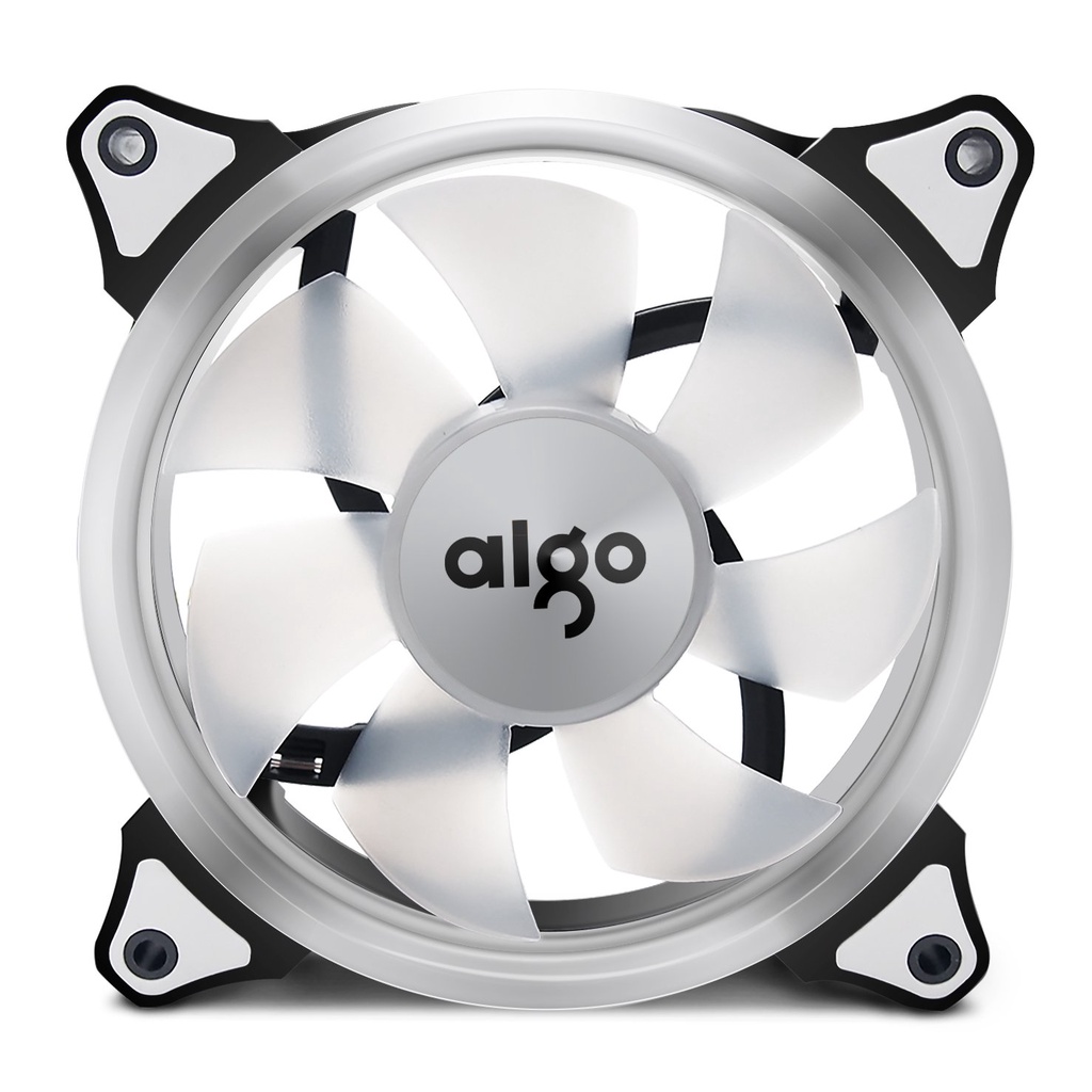 AIGO Darkflash Ring 12 cm White LED Case Fan Putih NAMPOL GAN