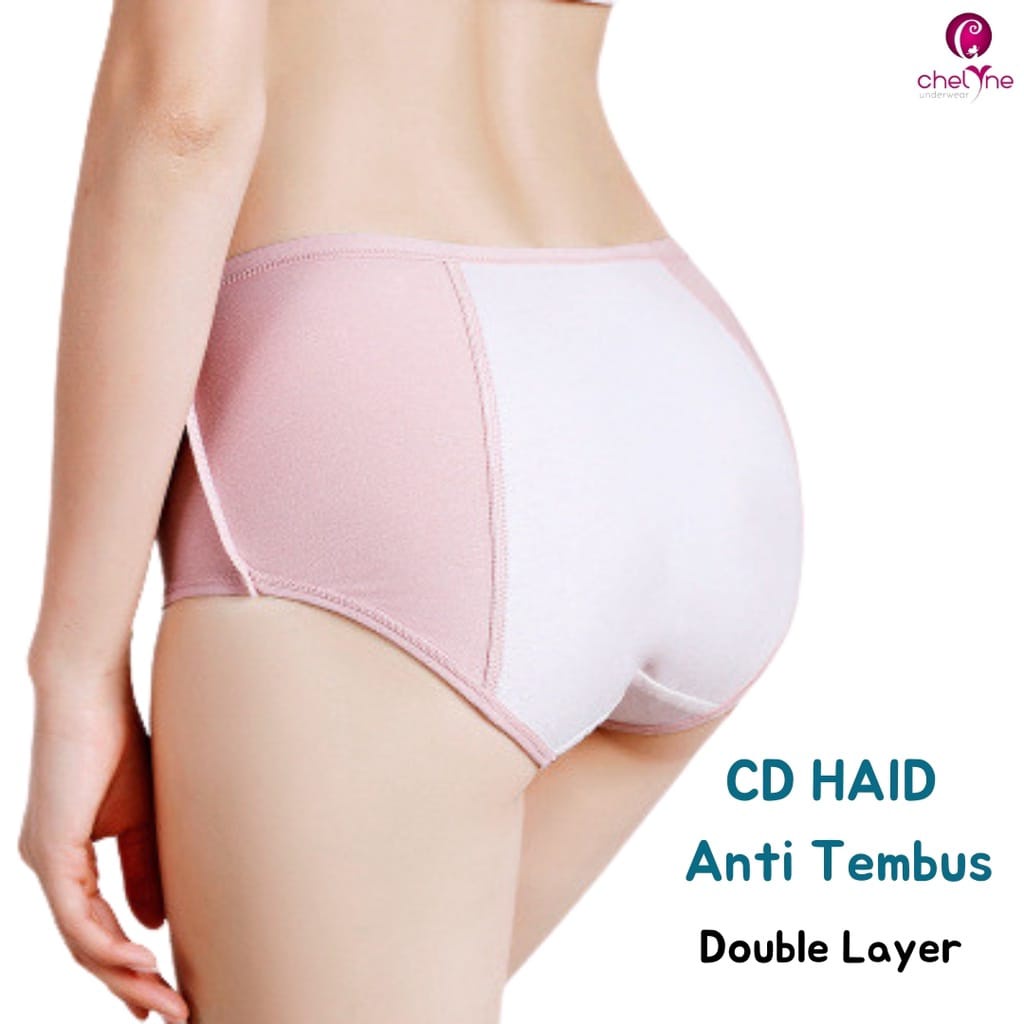 CD Chelyne Wanita Menstruasi N870 Soft Sanitary Panties - CD Haid Anti Tembus