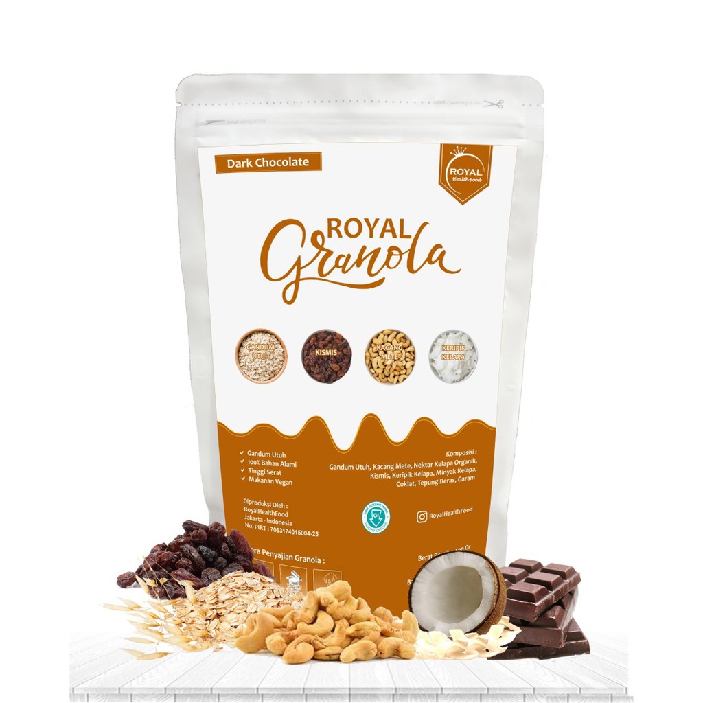 

Royal Granola Dark Chocolate 400 gram