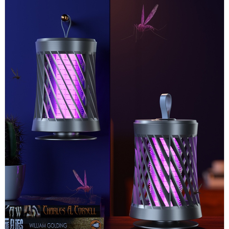 Lampu Pembunuh Nyamuk USB Pembunuh Nyamuk Pemukul Diam Sengatan Listrik Lampu Malam Listrik Pembunuh