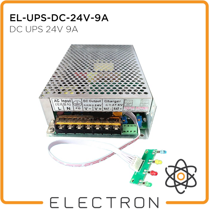 EL-UPS-DC-24V-9A Switching Power Supply Backup Battery Charging Aki