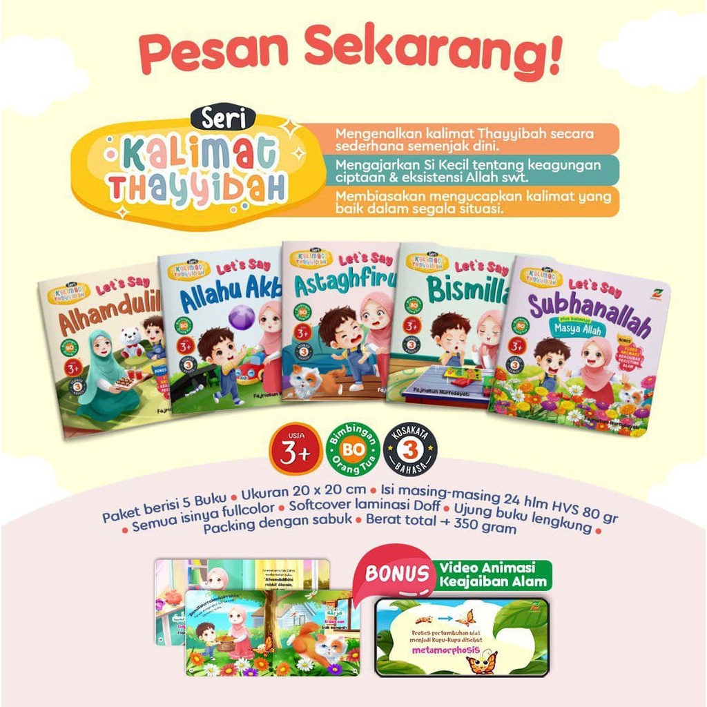 Seri Kalimat Thayyibah Buku Anak Ziyad Books