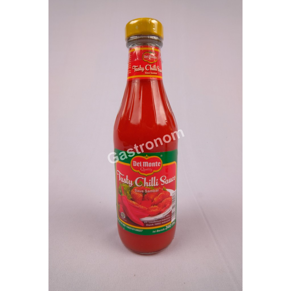 

Delmonte Tasty Chili Sauce / Del monte Tasty Saus Sambal Botol 340 ml