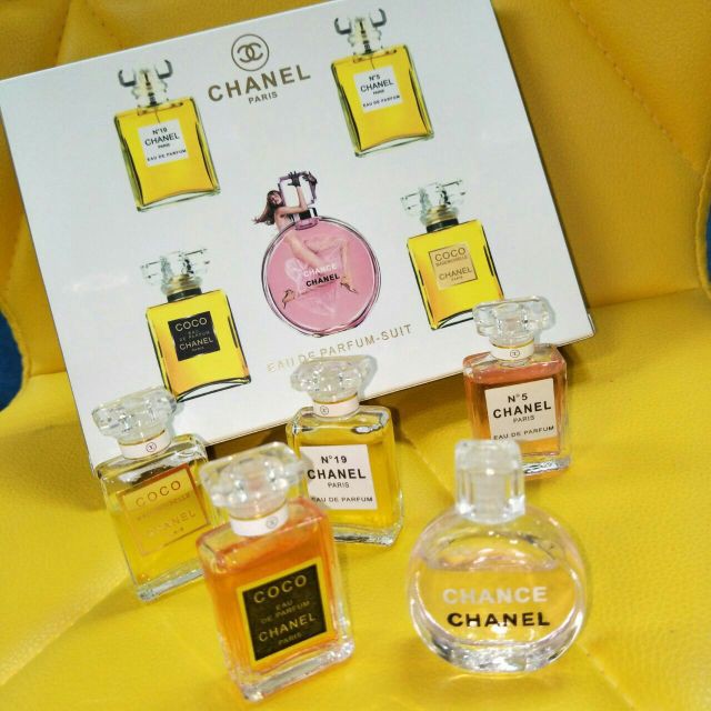 PARFUM CHANNEL MINIATUR 1 BOX ISI 5 PARFUM WANITA