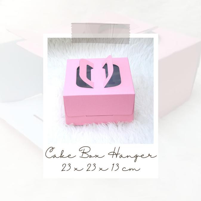 

Cake Box / Kardus Cake / Kotak Cake 23 x 23 x 13 cm , DESIGN BARU