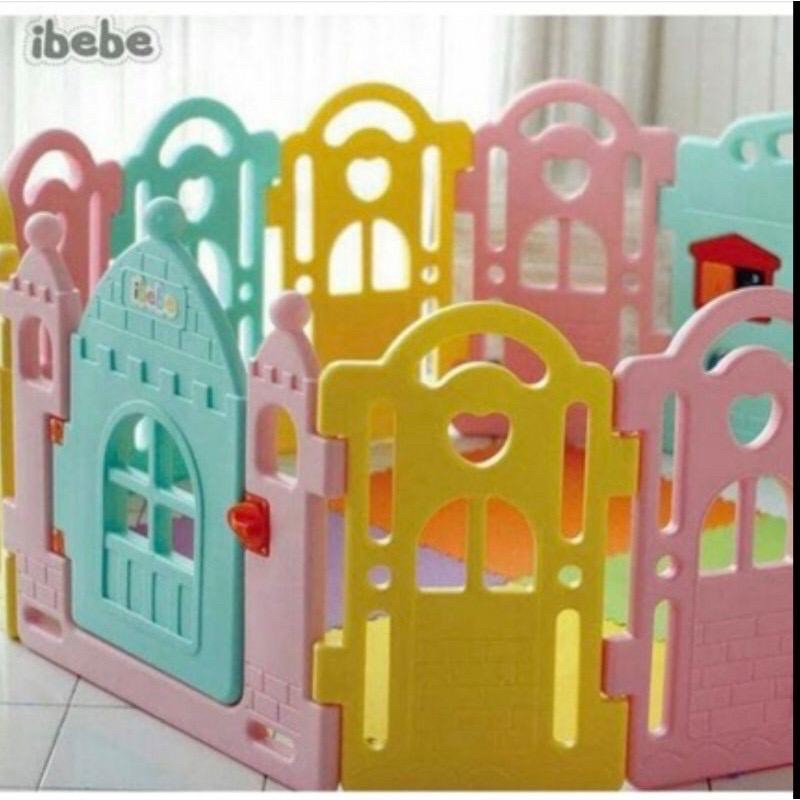 PAGAR IBEBE marshmallow playroom preloved 12 panel