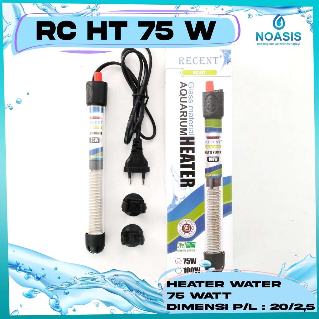 PEMANAS AIR HEATER AQUARIUM AQUASCAPE RECENT 25 , 50 , 75 100 WATT