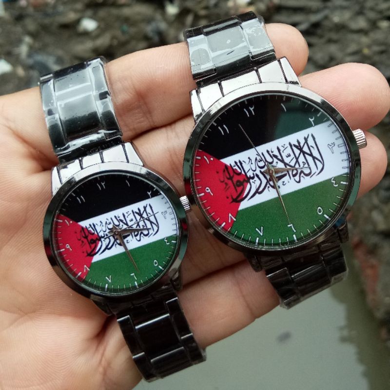 jam tangan kekinian bgt palestina pria dan wanita