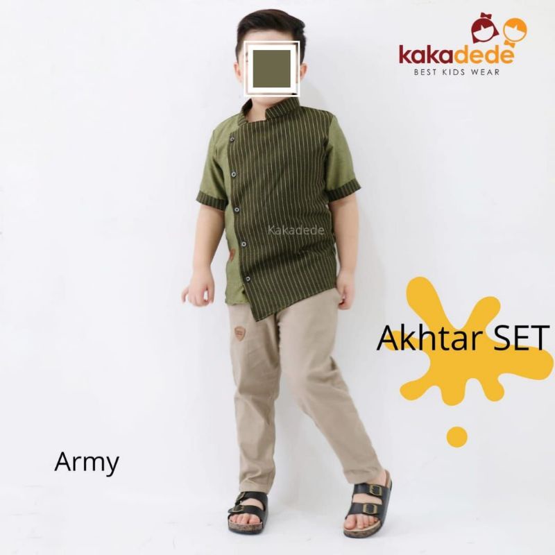 Akhtar Koko Anak Set Celana Model Koki by Kaka Dede