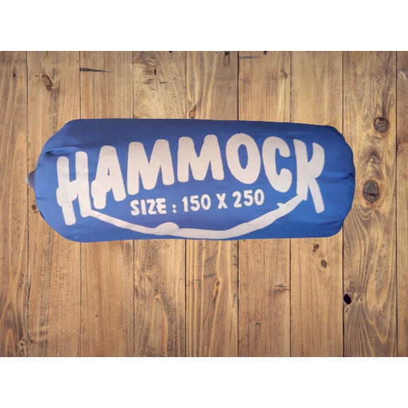 hammock singel ayunan gantung / beban max 150 kg include tali 2 pcs / hamok pohon / hemok / hamock ayunan /hemok / hemock / ayunan gantung-Biru