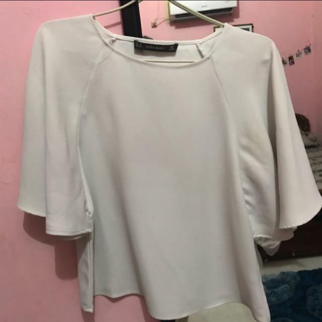 Atasan Putih Zara Basic