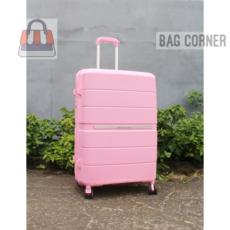 BagCorner - Koper Fiber Polo Classic 28 Inch /Anti Pecah / Tsa lock / Koper Jumbo / Koper Bagasi Siz