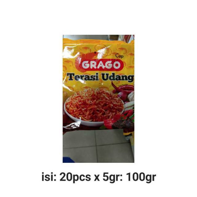 

Grago Terasi Udang 100gr