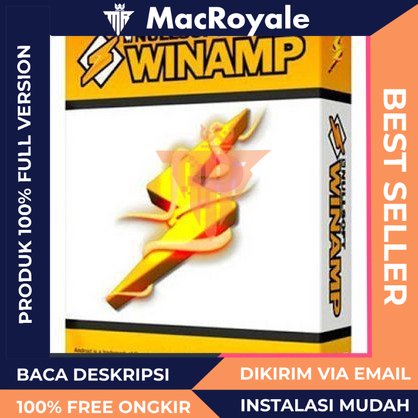 TERLARIS PROMO - Winamp PRO Terbaru - Aplikasi Pemutar Musik Windows  MP3 Music Player Full Version